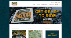 Desktop Screenshot of cyclethesierra.com