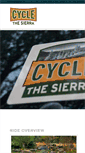Mobile Screenshot of cyclethesierra.com